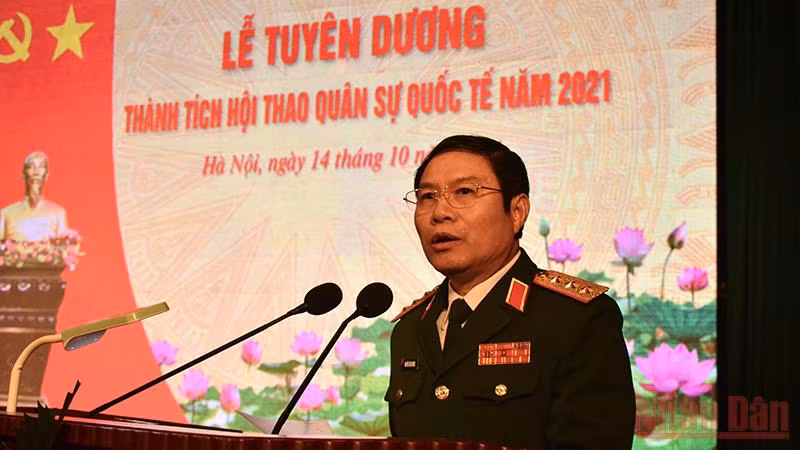 Tuyên dương các đội tuyển và lực lượng tham gia Army Games 2021 -0