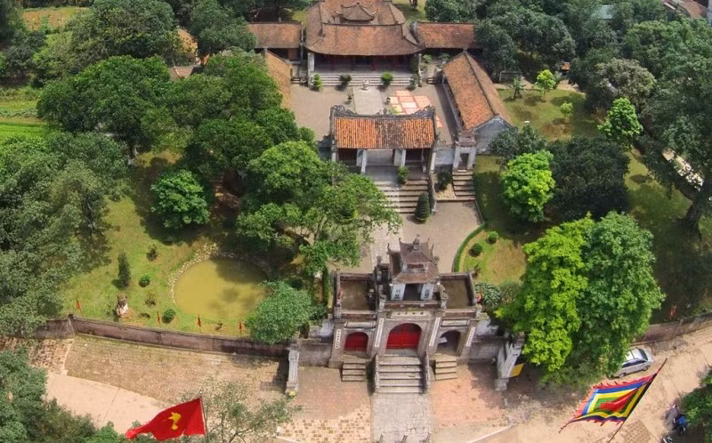Di tích đền Cổ Loa, một trong những di tích được thành phố quan tâm thực hiện công tác bảo tồn.
