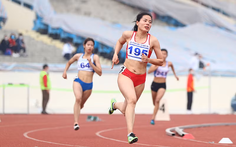 Điền kinh Việt Nam tự tin hướng đến ngôi đầu tại SEA Games 31. Ảnh : Diệp Diệp 