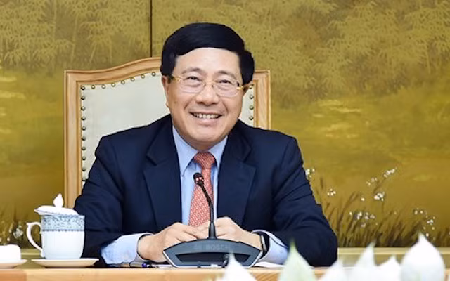 Phó Thủ tướng Thường trực Chính phủ Phạm Bình Minh.