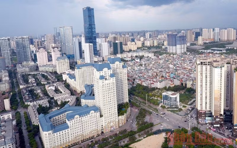 Hà Nội đầu tư xây dựng hạ tầng kỹ thuật đáp ứng yêu cầu phát triển, tạo diện mạo đô thị hiện đại, văn minh. (Ảnh: Duy Linh)