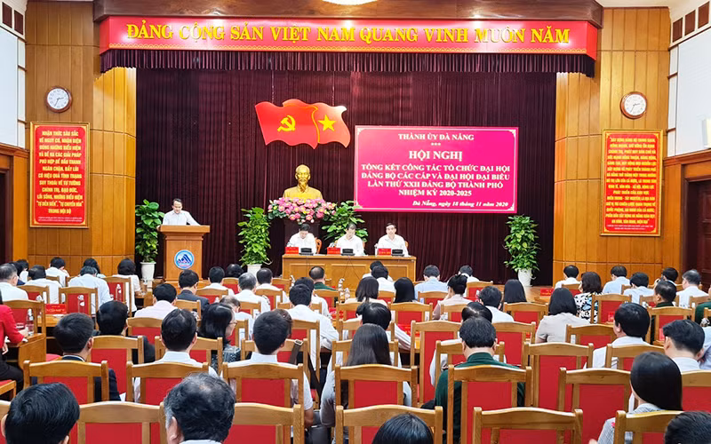 Đà Nẵng tổ chức Hội nghị tổng kết công tác tổ chức đại hội Đảng bộ -0