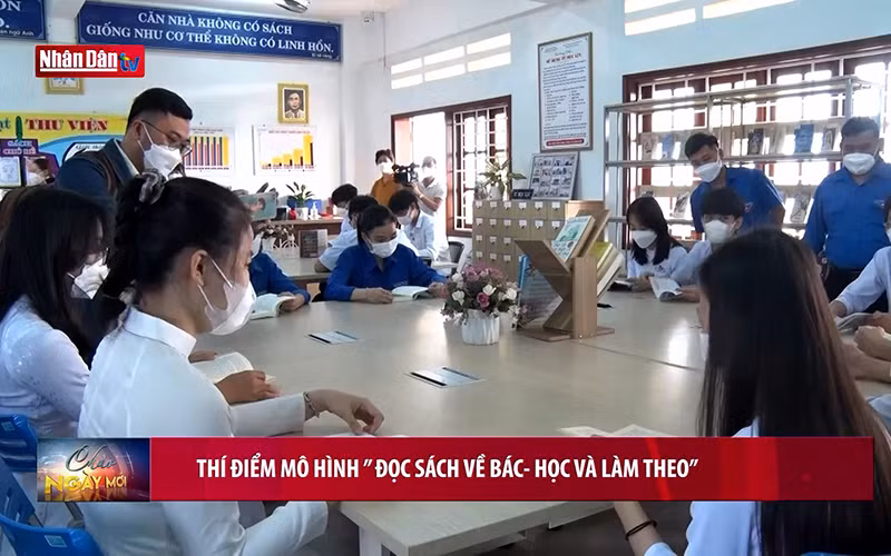 Thí điểm mô hình "Đọc sách về Bác - Học và làm theo"
