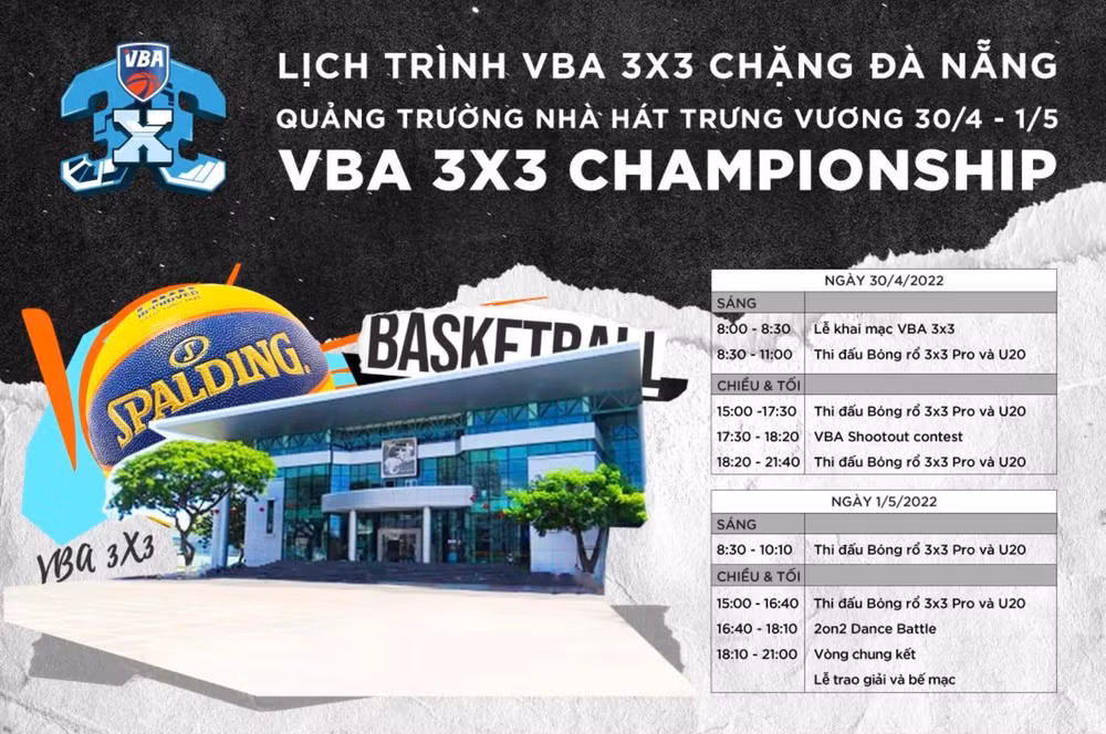 Lịch trình sự kiện.