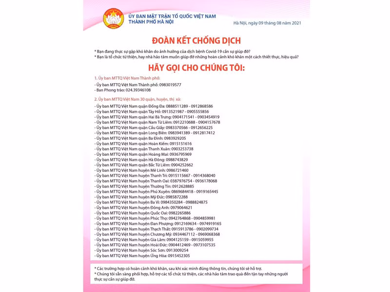 Hà Nội khởi động chương trình “Đoàn kết vượt dịch” -0