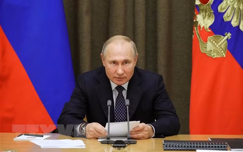 Tổng thống Nga Vladimir Putin. (Ảnh: AFP/TTXVN)
