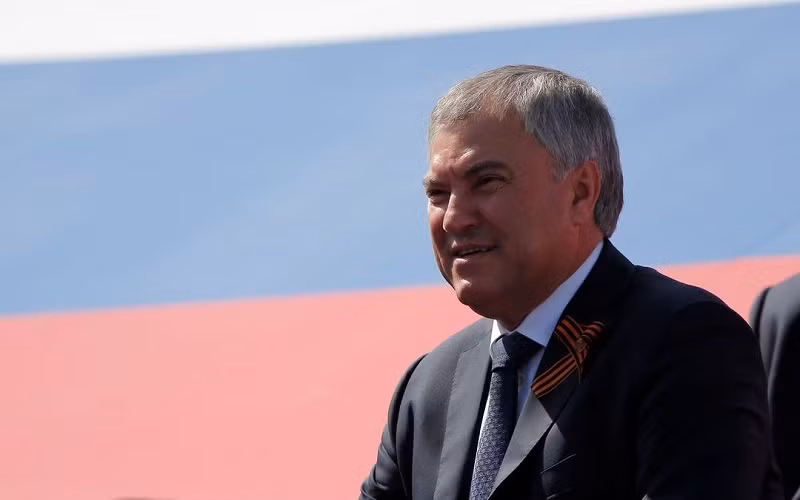 Chủ tịch Duma Quốc gia (Hạ viện) Nga, ông Vyacheslav Volodin. (Ảnh: Reuters)