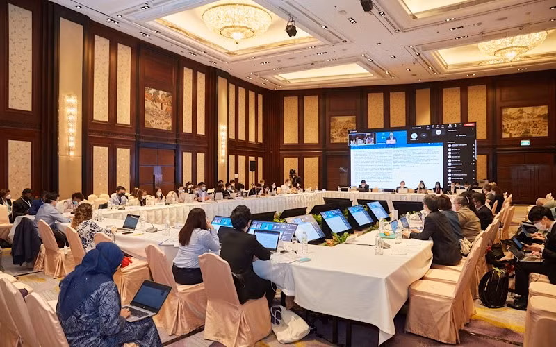 Phiên họp Hội nghị các quan chức cấp cao lần thứ 2 (SOM2) APEC diễn ra tại Bangkok ngày 19/5.
