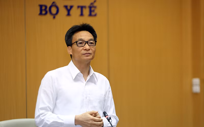 Phó Thủ tướng Vũ Đức Đam chủ trì cuộc họp. (Ảnh: VGP)