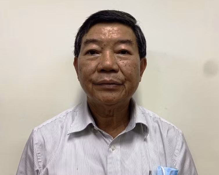 Bị can Nguyễn Quốc Anh, nguyên Giám đốc Bệnh viện Bạch Mai.