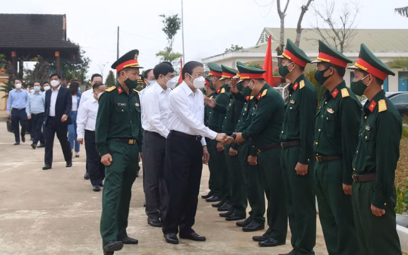 Đồng chí Phan Đình Trạc thăm, chúc Tết tại Quảng Nam -0