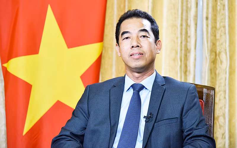 Thứ trưởng ngoại giao Tô Anh Dũng. Ảnh: Bộ Ngoại giao.