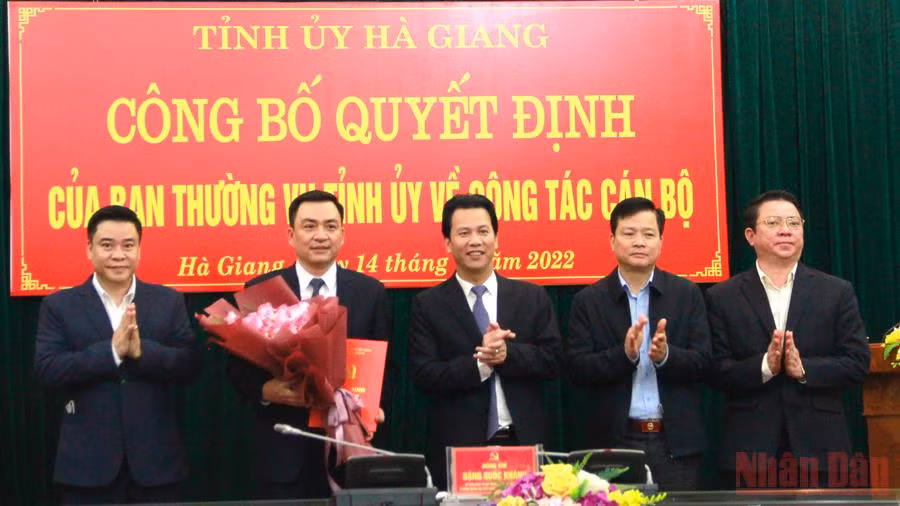 Hà Giang bổ nhiệm Trưởng Ban Nội chính Tỉnh ủy -0