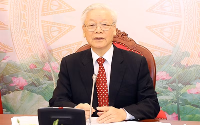 Tổng Bí thư Nguyễn Phú Trọng. Ảnh: TRÍ DŨNG (TTXVN)