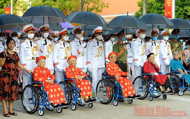 Chương trình gặp mặt đại biểu Mẹ Việt Nam Anh hùng toàn quốc năm 2020 tại Hà Nội (Ảnh minh họa: Đăng Khoa).