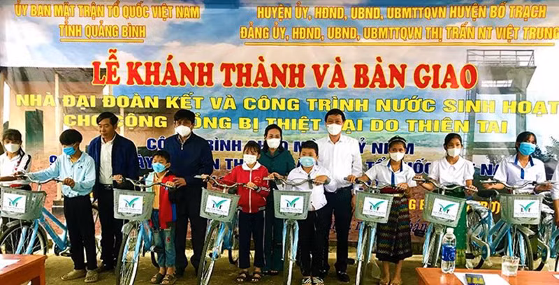 Quảng Bình bàn giao, đưa vào sử dụng 168 nhà đại đoàn kết -0