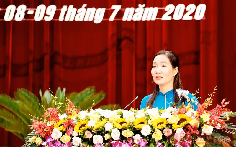 Phó chủ tịch UBND tỉnh Quảng Ninh Nguyễn Thị Hạnh.