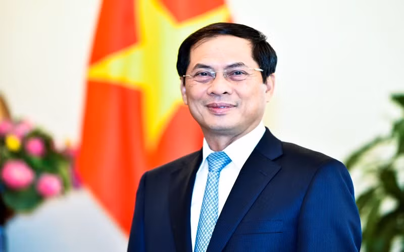 Đồng chí Bùi Thanh Sơn, Ủy viên Ban Chấp hành Trung ương Đảng, Thứ trưởng Thường trực Bộ Ngoại giao. (Ảnh: Bộ Ngoại giao)
