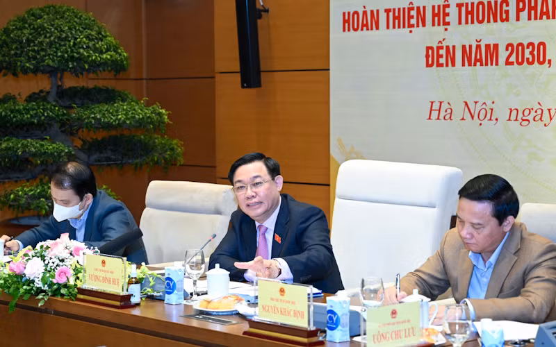 Chủ tịch Quốc hội Vương Đình Huệ sẽ chủ trì Hội nghị. (Ảnh: DUY LINH)