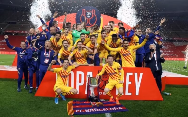 Barca có thêm chiếc cúp nhà vua Tây Ban Nha thứ 31 trong bộ sưu tập danh hiệu đồ sộ của mình. (Ảnh: FC Barcelona)
