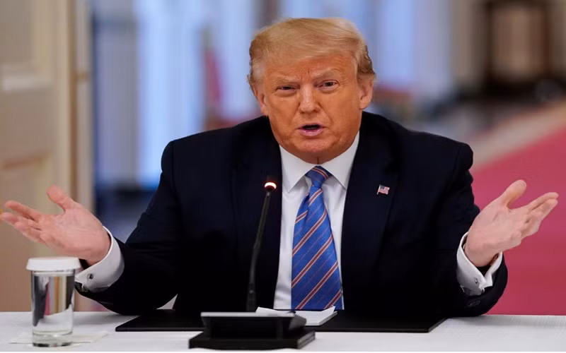 Tổng thống Donald Trump. (Ảnh: Reuters).