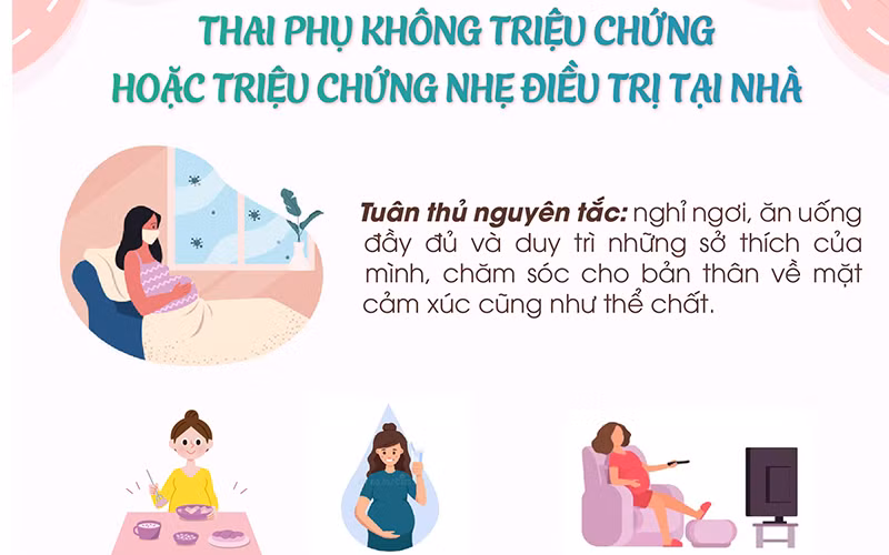 Một trang trong Sổ tay chăm sóc sức khỏe thai phụ trong dịch Covid-19