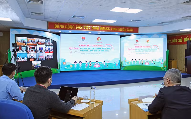 Lần đầu tiên, Liên hoan diễn ra theo hình thức trực tuyến để bảo đảm công tác phòng, chống dịch Covid-19. 