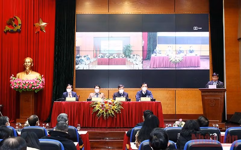 Toàn cảnh buổi họp báo năm Du lịch Quốc gia–Quảng Nam 2022. (Ảnh: HÀ THÚY)