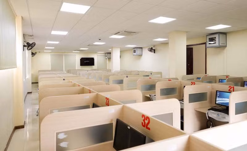 Phòng thi Đánh giá năng lực của ĐHQGHN
