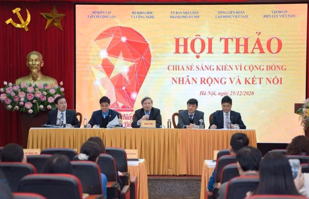 Hội thảo "Sáng kiến vì cộng đồng - Nhân rộng và kết nối" diễn ra ngày 25-12.