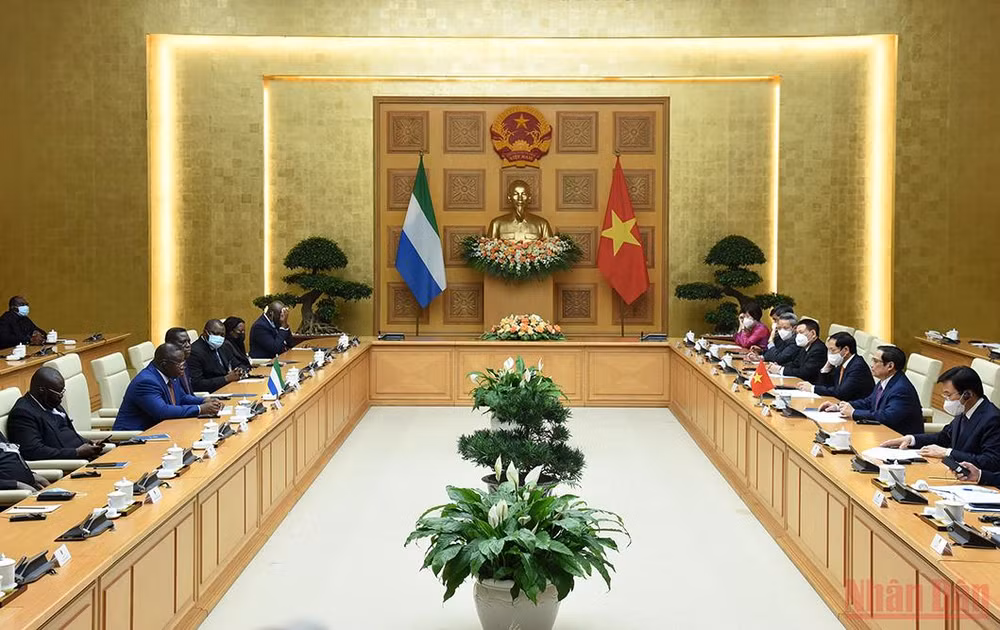 Sierra Leone coi trọng phát triển&nbsp;quan hệ hữu nghị và hợp tác với Việt Nam -0