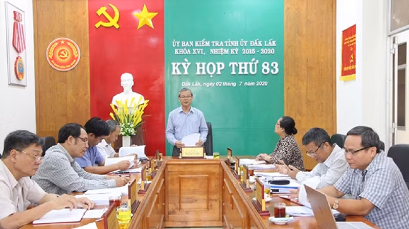 Kỳ họp thứ 83 của UBKT Tỉnh ủy Đắk Lắk.