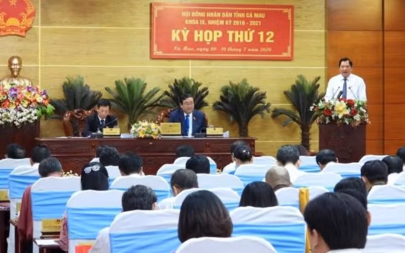 Kỳ họp thứ 12 (khóa IX) của HĐND tỉnh Cà Mau.