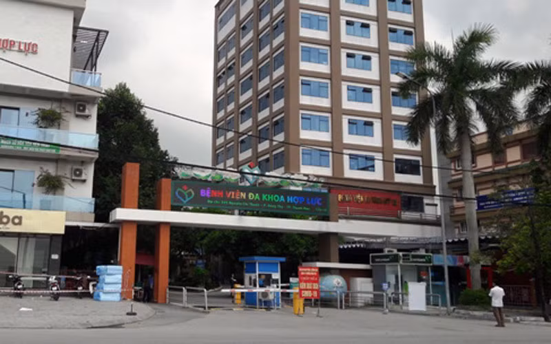 Bệnh viện đa khoa Hợp Lực ngày 30/8.