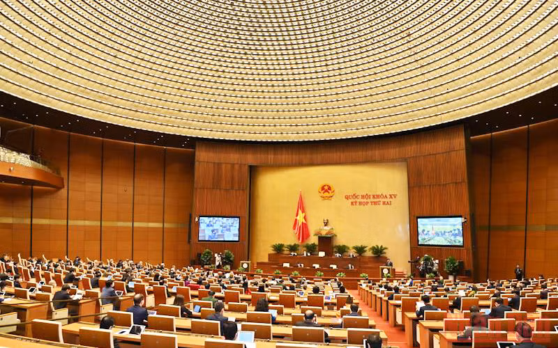 Khai mạc Kỳ họp thứ 2, Quốc hội khóa XV (Ảnh: DUY LINH)