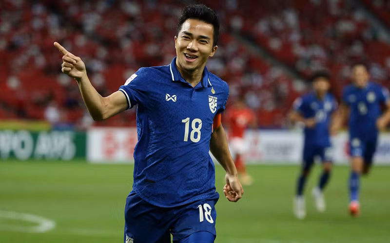 Chanathip, đội trưởng, nguồn cảm hứng cho các chiến thắng của Thái Lan. (Ảnh: ESPN)