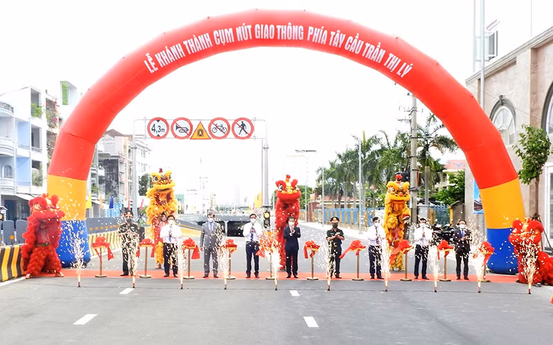 Khánh thành dự án Cụm nút giao thông phía tây cầu Trần Thị Lý -0