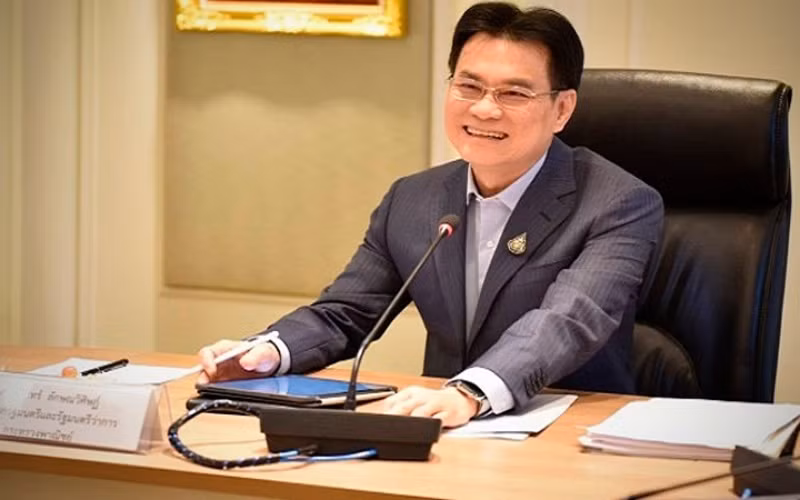 Bộ trưởng Thương mại Thái Lan - Jurin Laksanawisit. (Ảnh: The Nation Thailand)