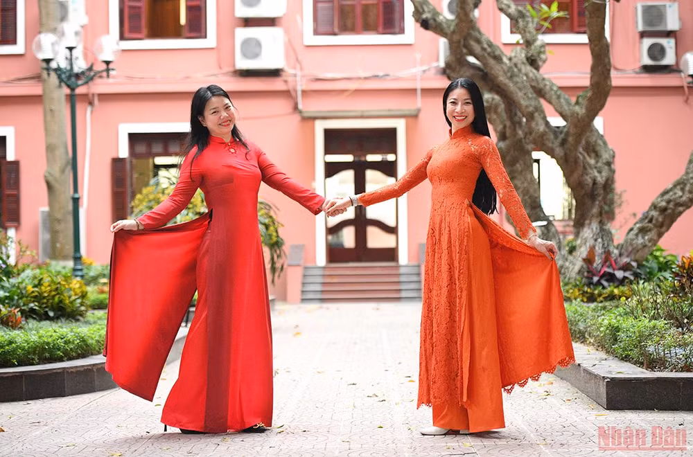Phụ nữ toàn quốc hưởng ứng “Tuần lễ áo dài” -0