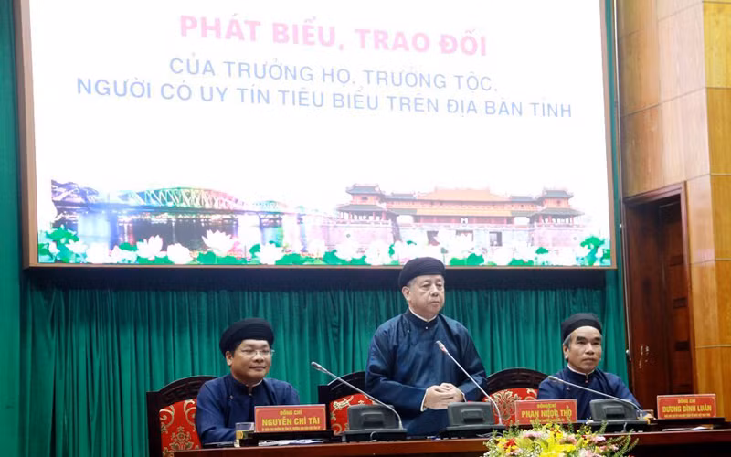 Phát huy vai trò trưởng họ, trưởng tộc, người có uy tín trong xây dựng nông thôn mới -0