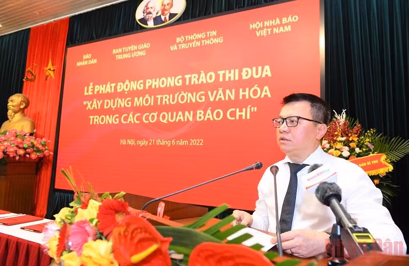 Phát động phong trào thi đua “Xây dựng môi trường văn hóa trong các cơ quan báo chí” -0