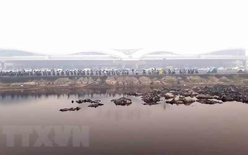 Một góc đảo Kalimantan, nơi được chọn để xây dựng thủ đô mới của Indonesia. (Ảnh: AFP/TTXVN)