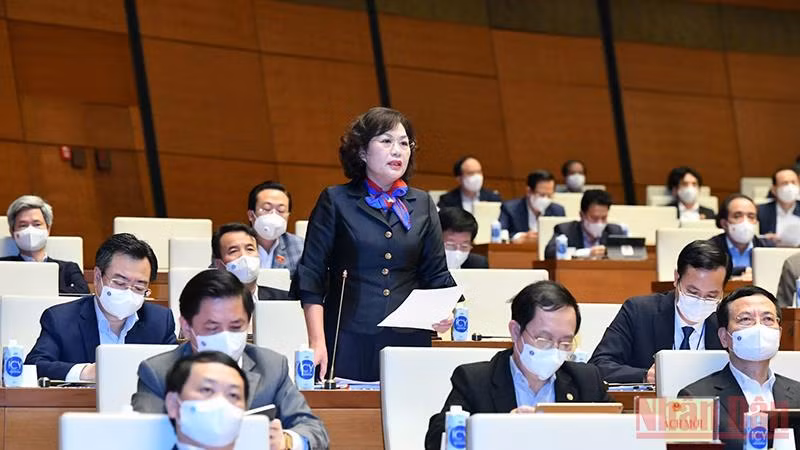 Thống đốc Ngân hàng nhà nước Việt Nam Nguyễn Thị Hồng. Ảnh: LINH NGUYÊN