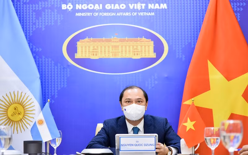 Thứ trưởng Ngoại giao Nguyễn Quốc Dũng. (Ảnh: Bộ Ngoại giao)