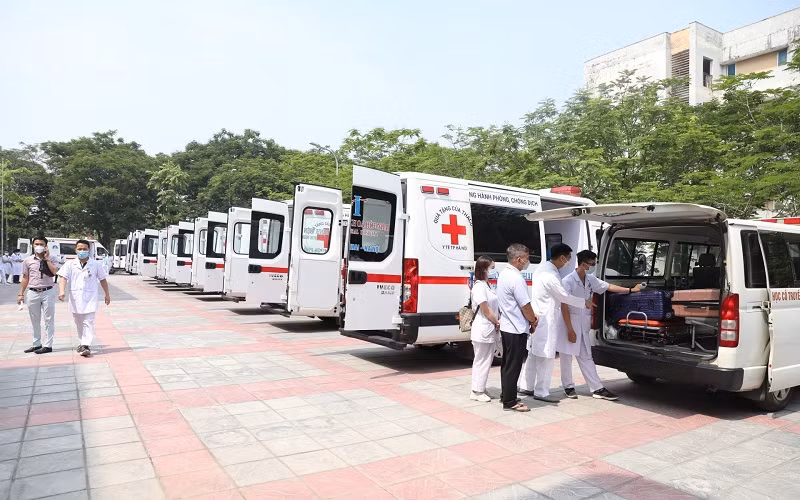 Ngành y tế Hà Nội sẵn sàng phục vụ SEA Games 31. (Ảnh: TTXVN)