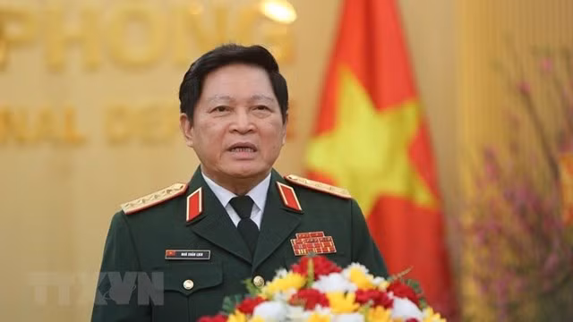Đại tướng Ngô Xuân Lịch, Bộ trưởng Quốc phòng. Ảnh: TTXVN.