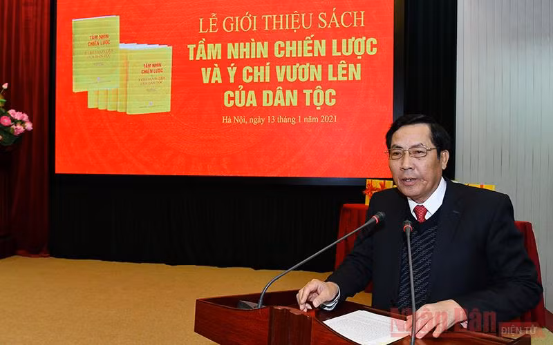 Báo Nhân Dân ra mắt sách “Tầm nhìn chiến lược và ý chí vươn lên của dân tộc” -0