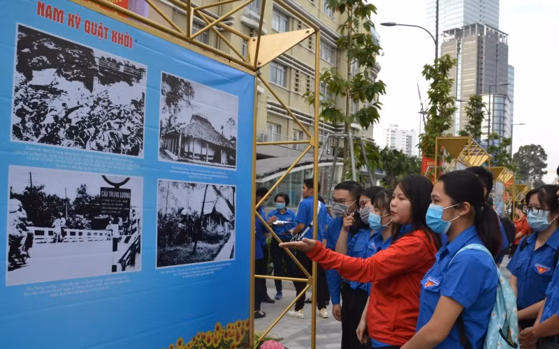 Khai mạc triển lãm kỷ niệm 80 năm Ngày Nam Kỳ khởi nghĩa -0