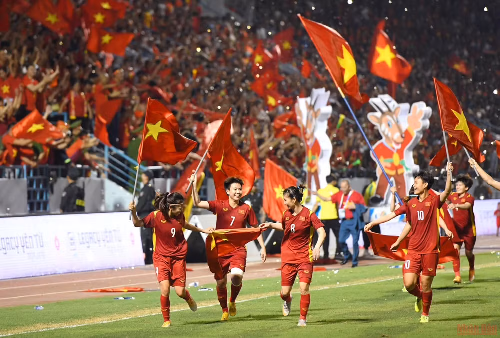 Đội tuyển bóng đá nữ Việt Nam xuất sắc giành Huy chương Vàng SEA Games 31 -0