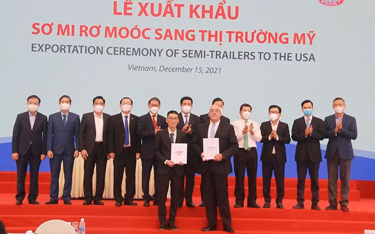 THACO xuất khẩu lô hàng sơ mi rơ moóc đầu tiên sang thị trường Mỹ -0